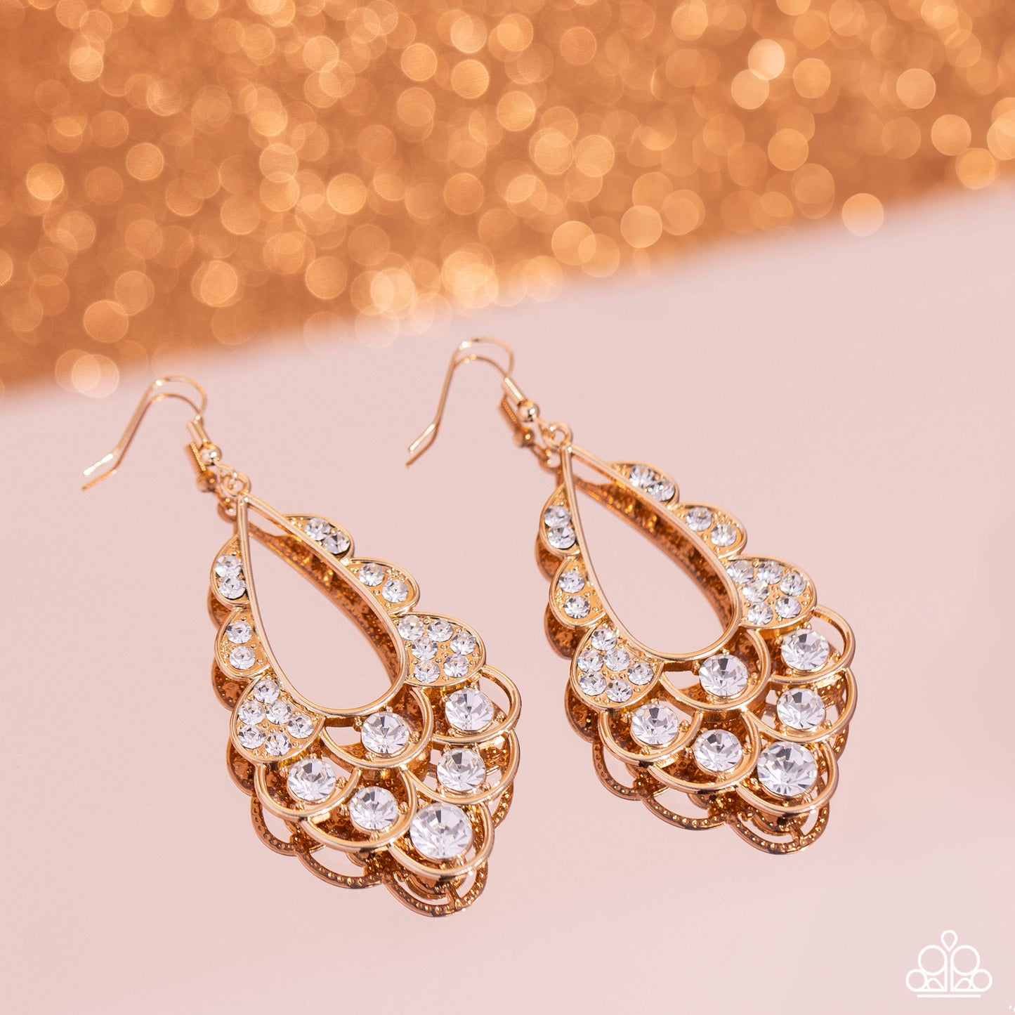 Majestic Masquerade - Gold Earring