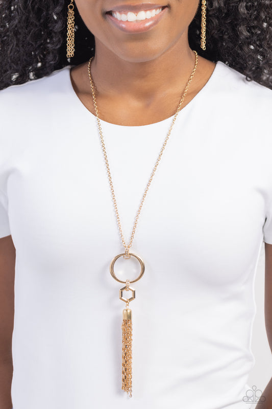 Tassel Tune - Gold Necklace