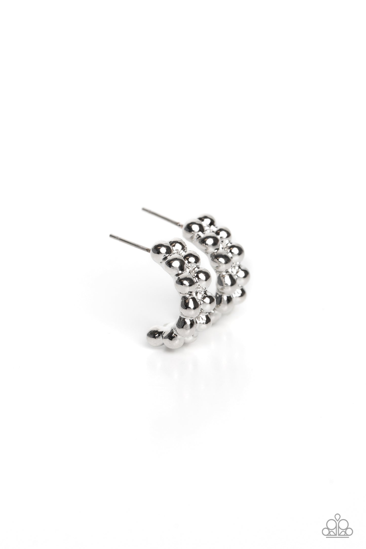 Bubbling Beauty - Silver Earring