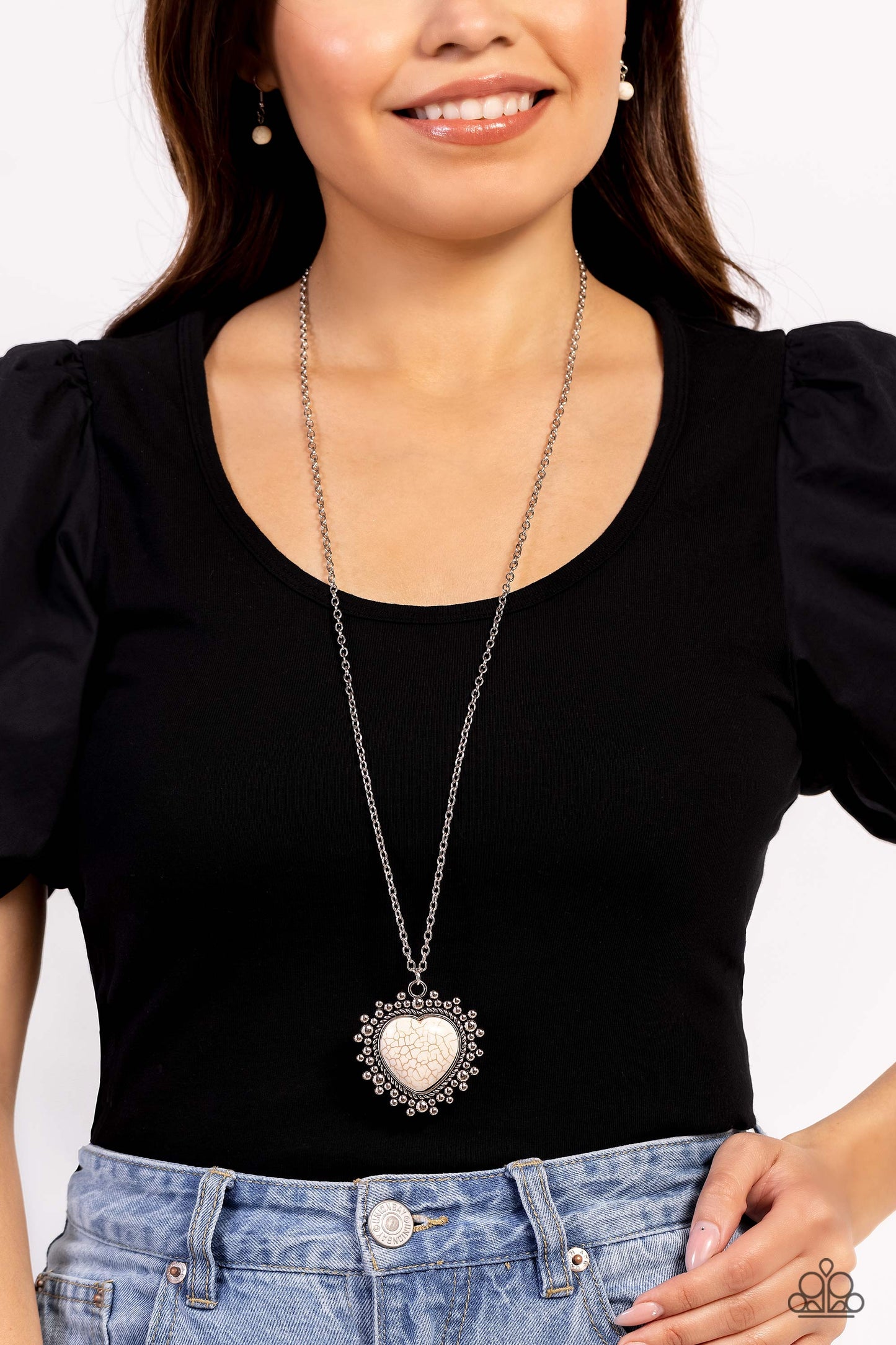 Southwestern Sentiment - White Necklace