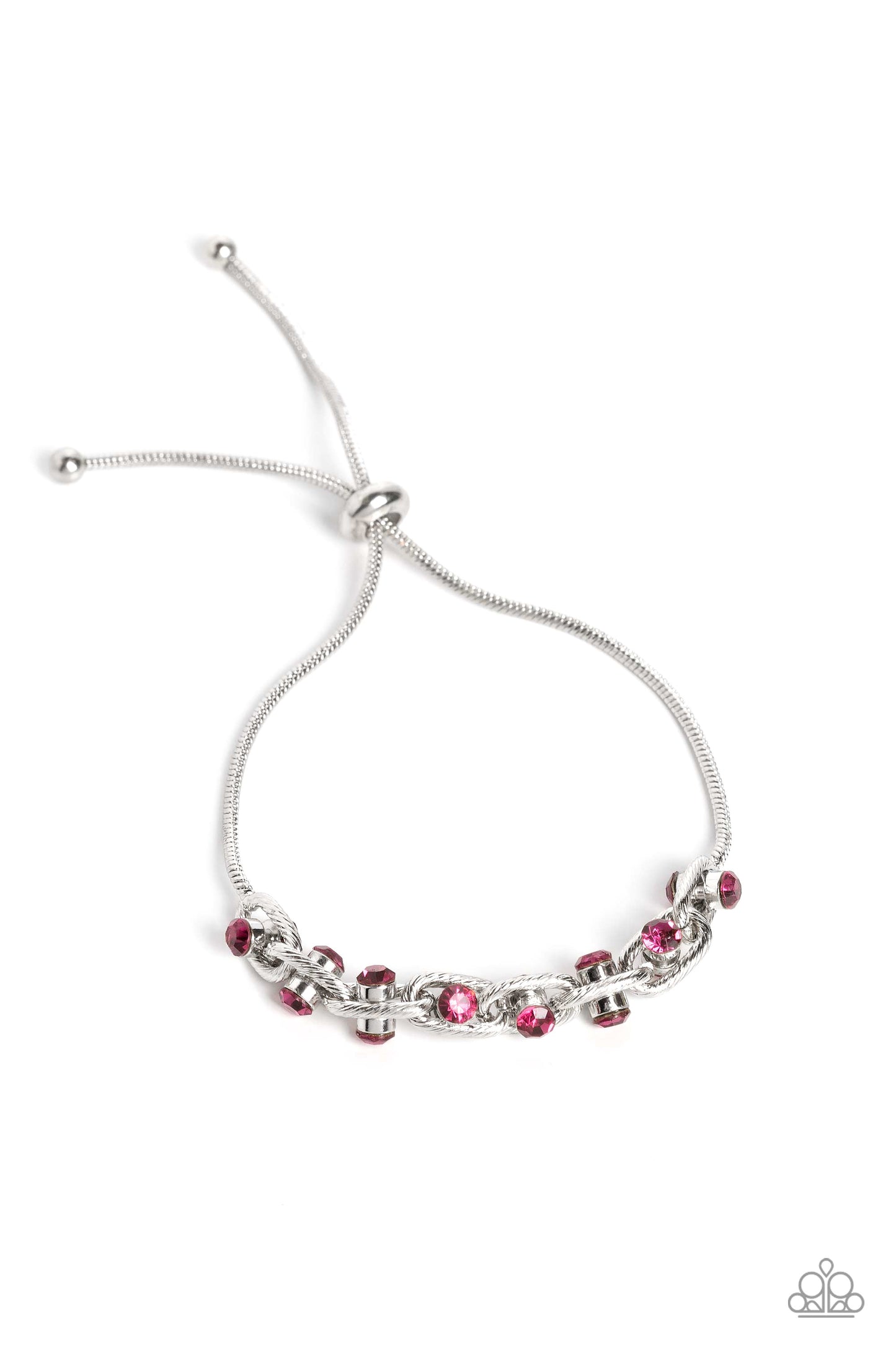 Intertwined Illusion - Pink Bracelet