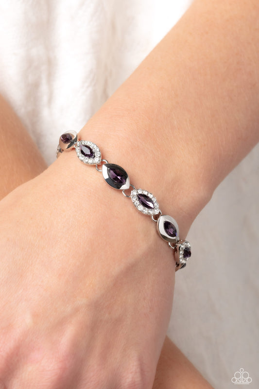 Some Serious Sparkle - Purple Bracelet