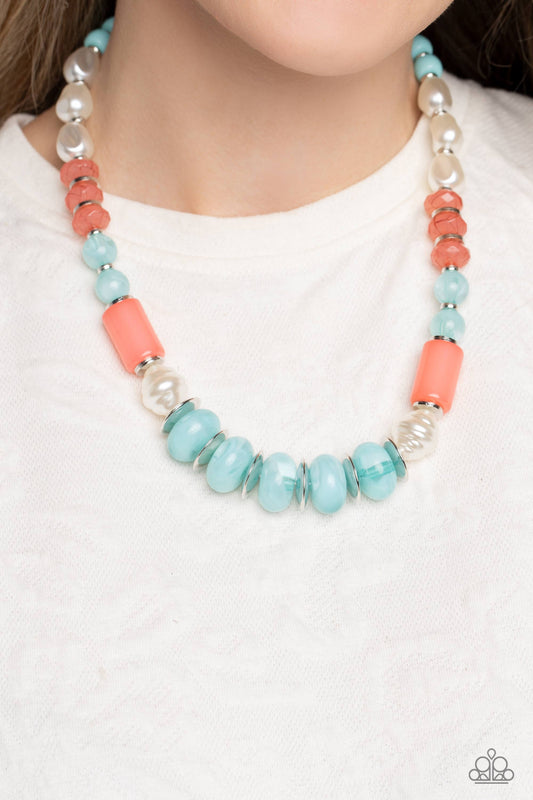 A SHEEN Slate - Blue Necklace