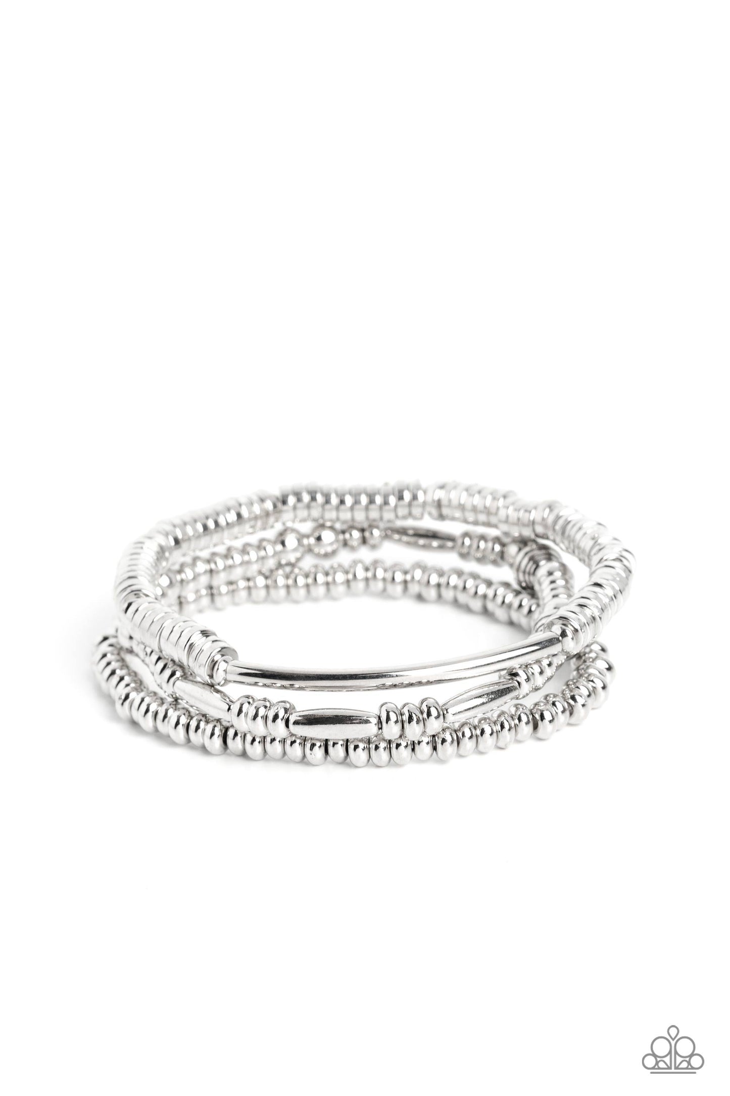 Monochromatic Medley - Silver Bracelet