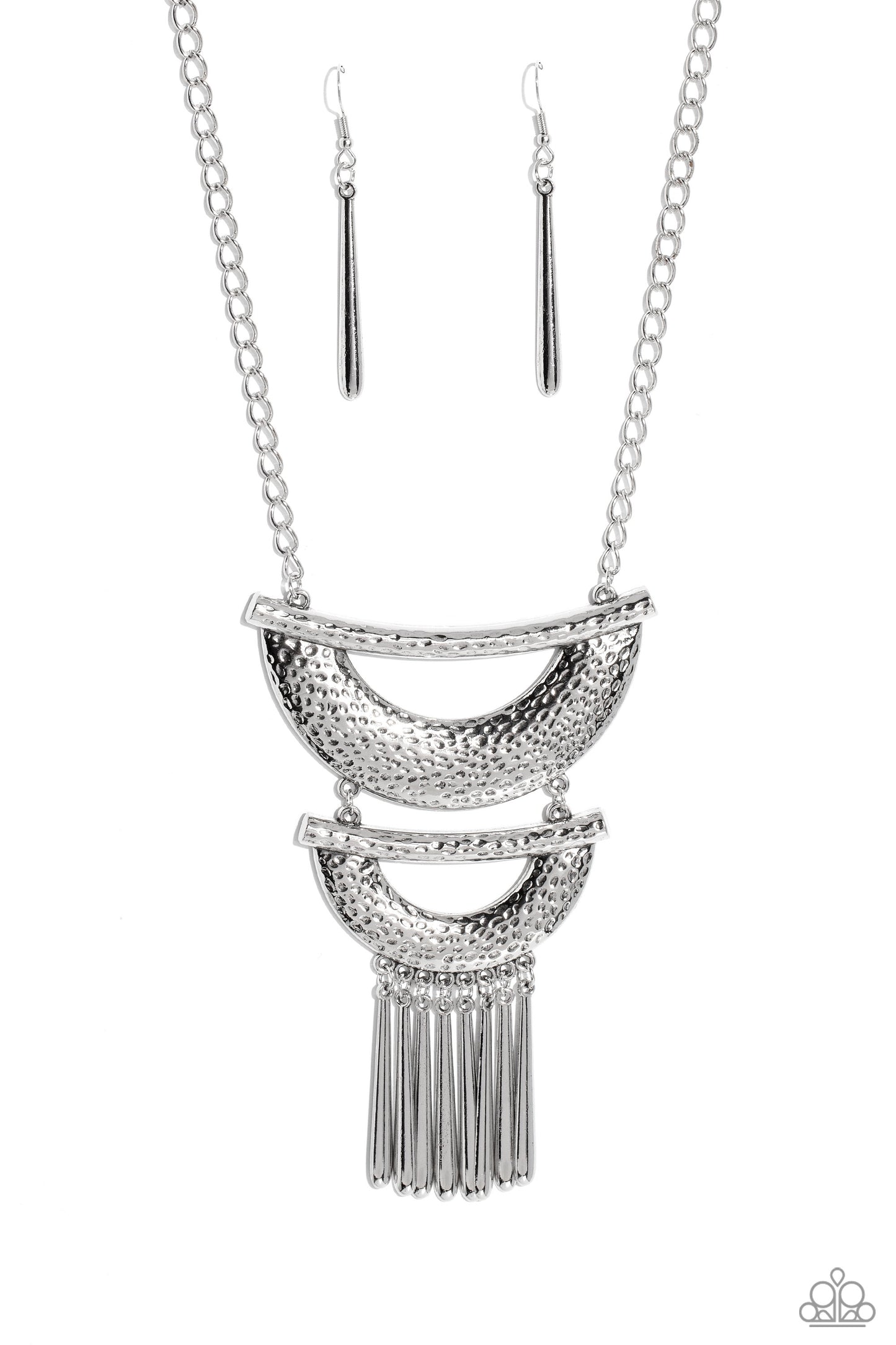 Fringe Festival - Silver Necklace