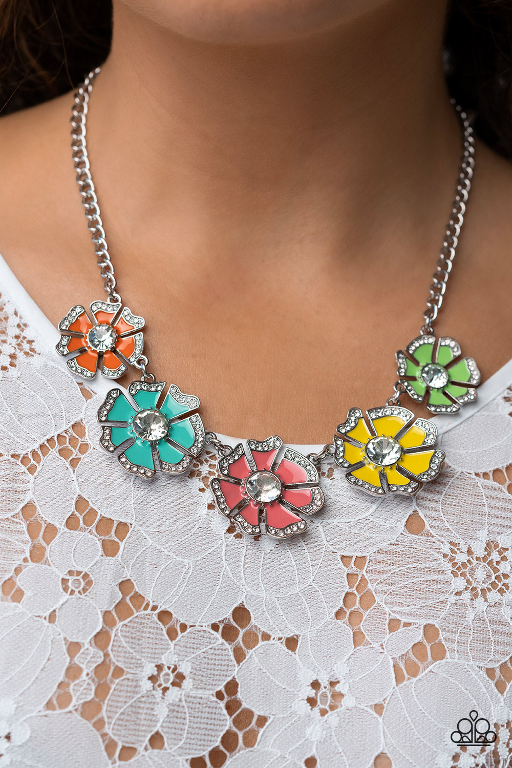 Playful Posies - Multi Necklace