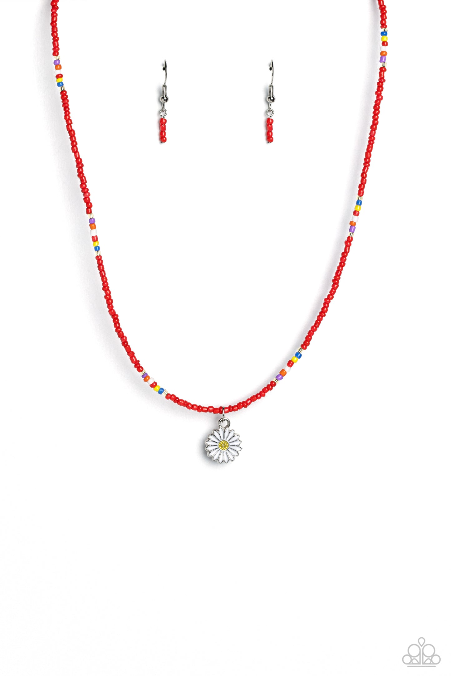 Charming Chance - Red Necklace