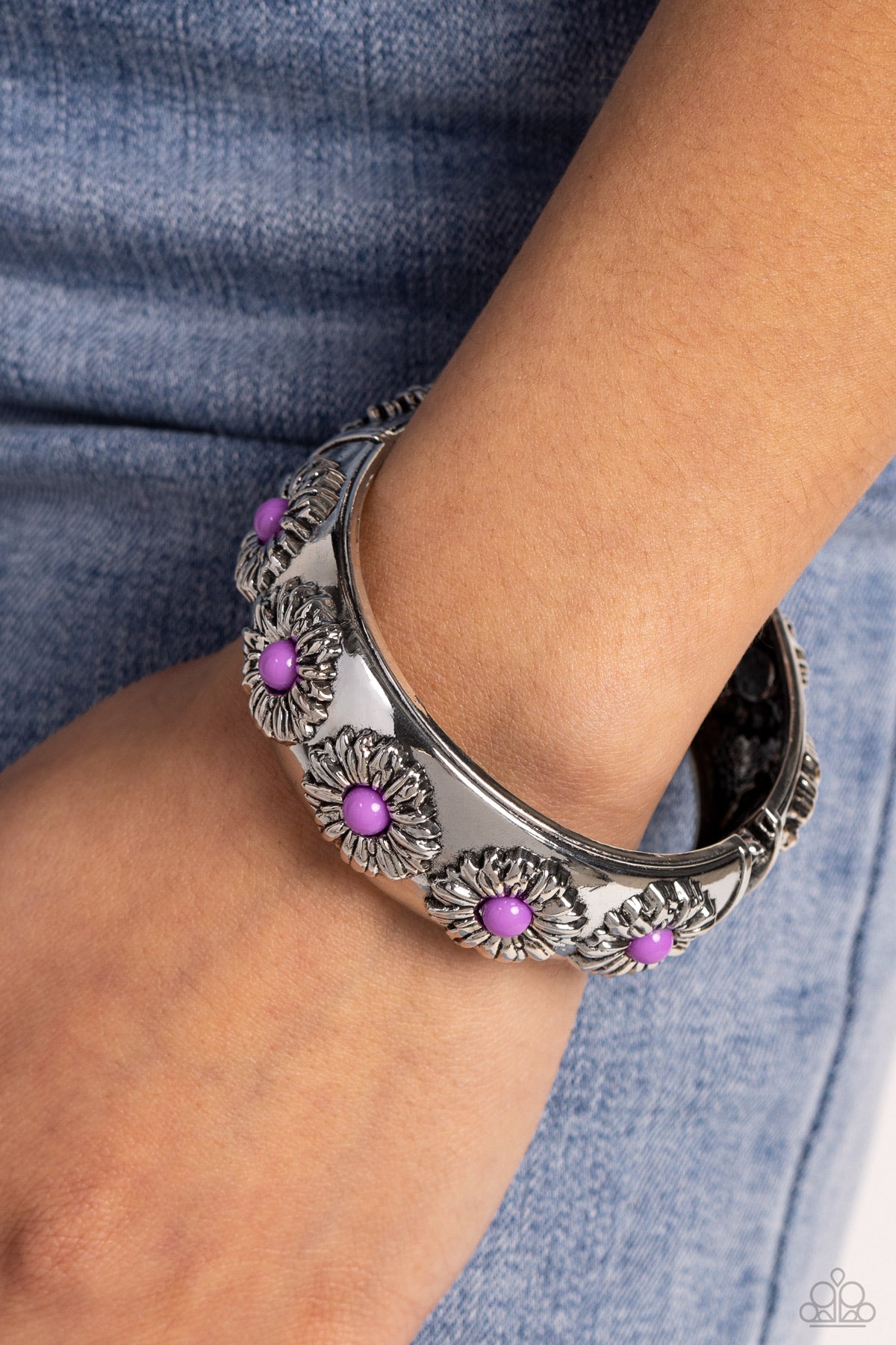 Taking FLORAL - Purple Bracelet