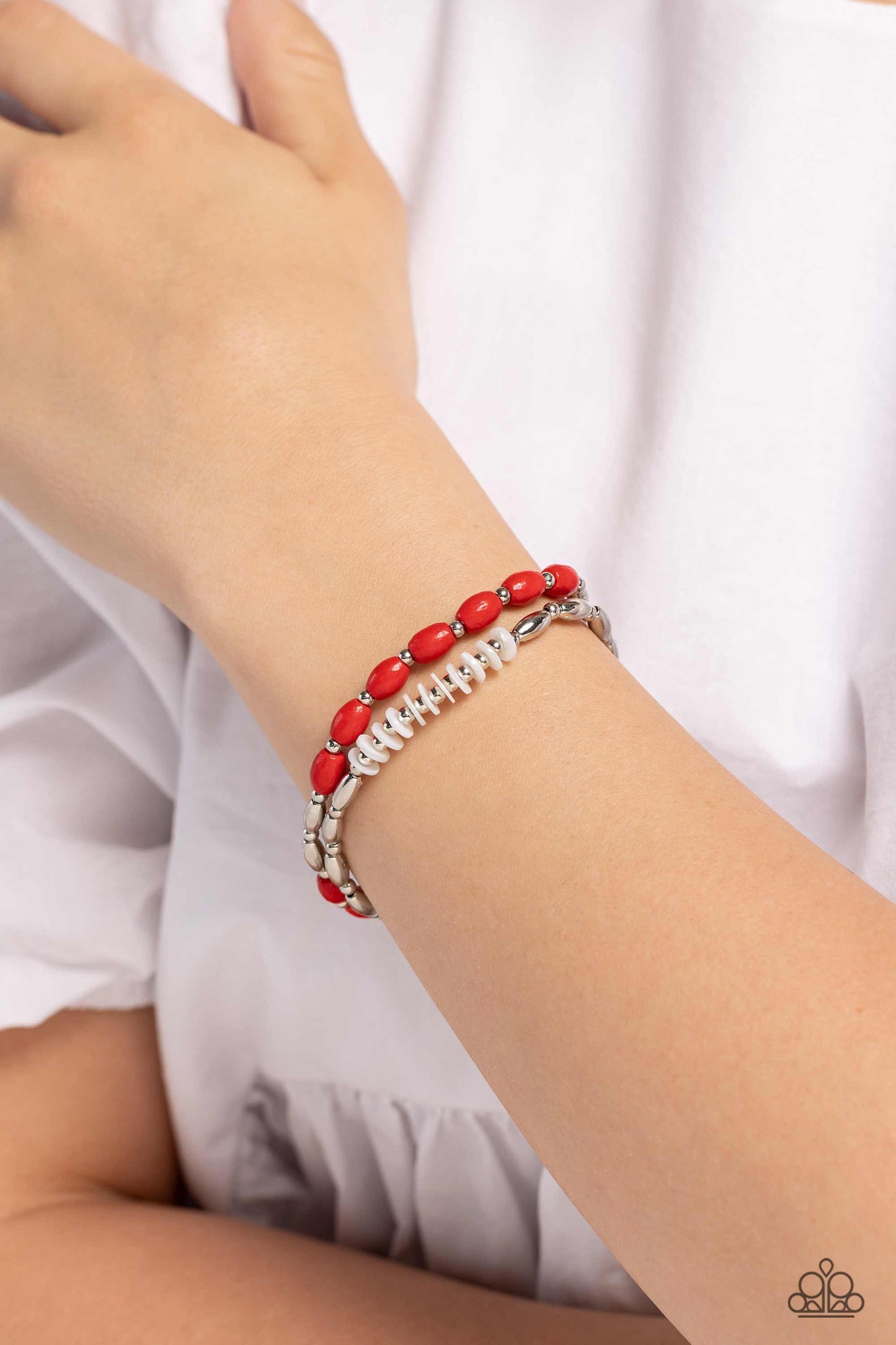 WOOD Luck - Red Bracelet