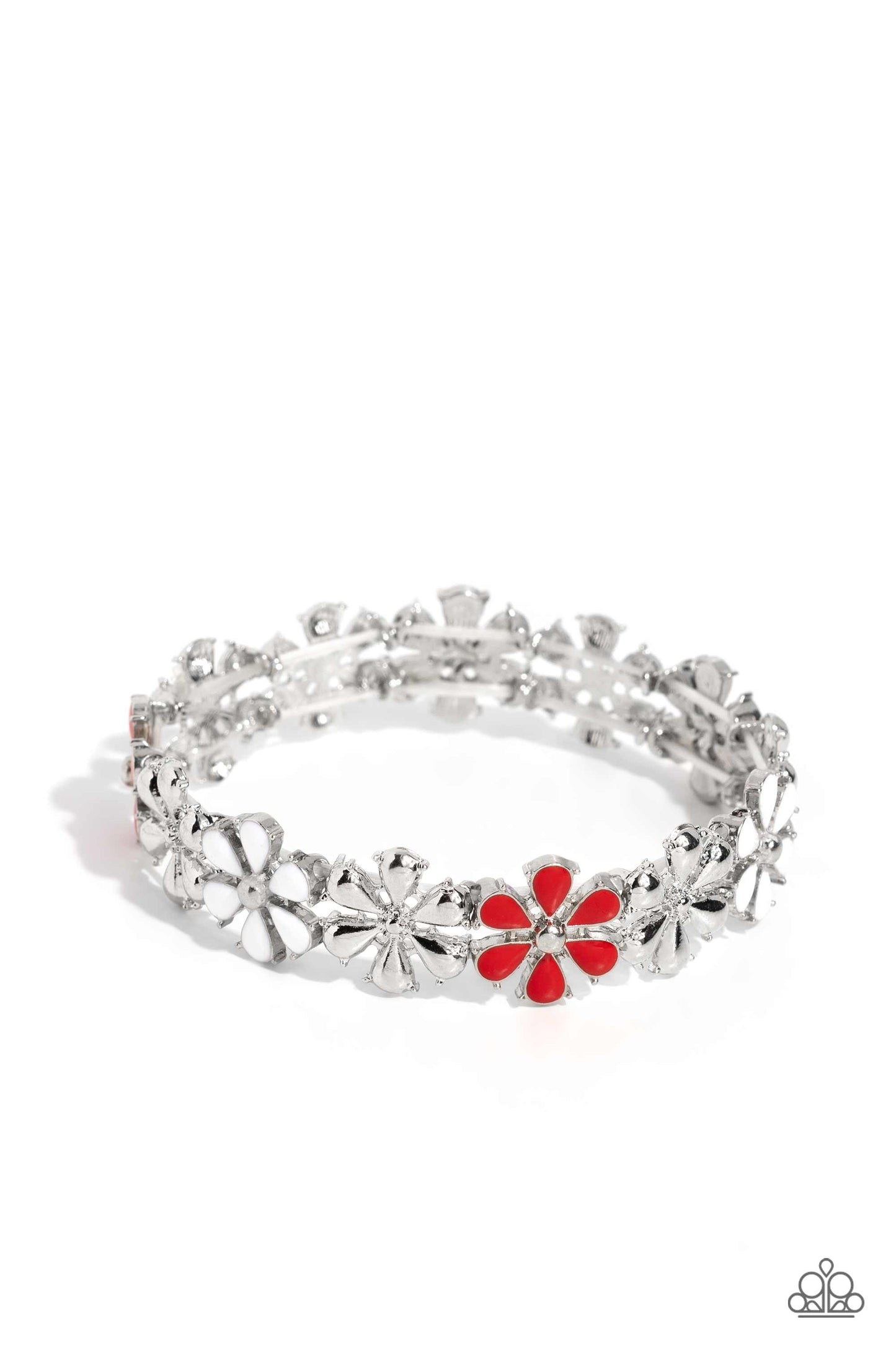 Floral Fair - Red Bracelet