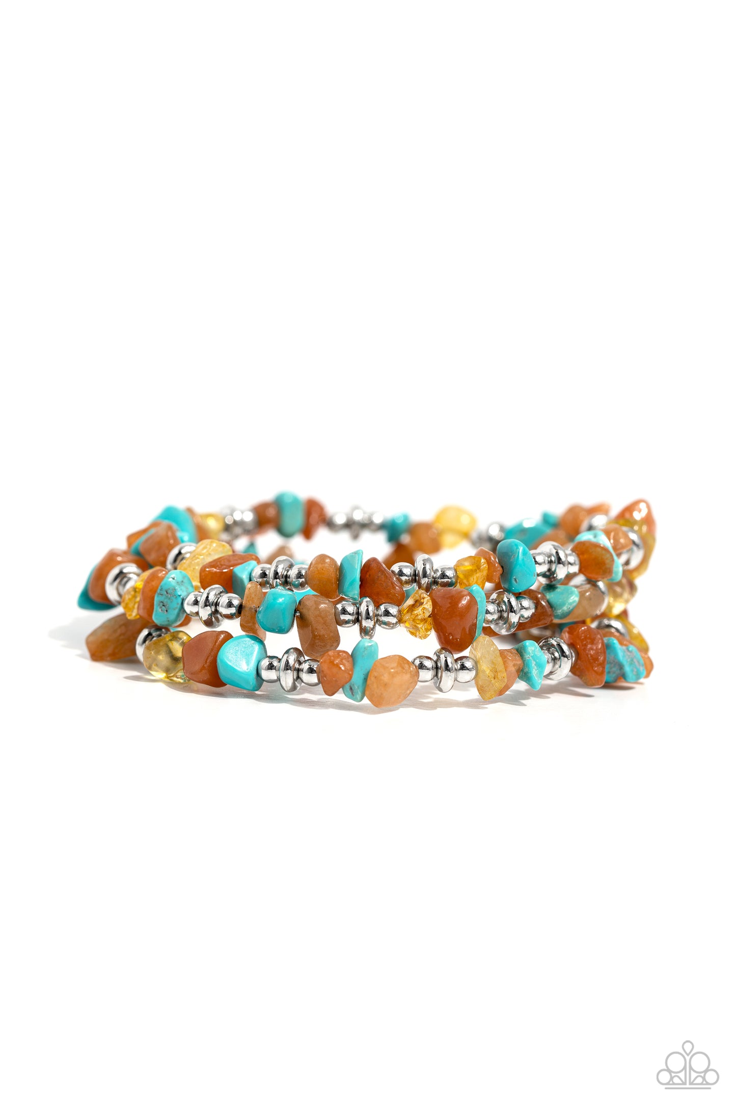 Stacking Stones - Orange Bracelet