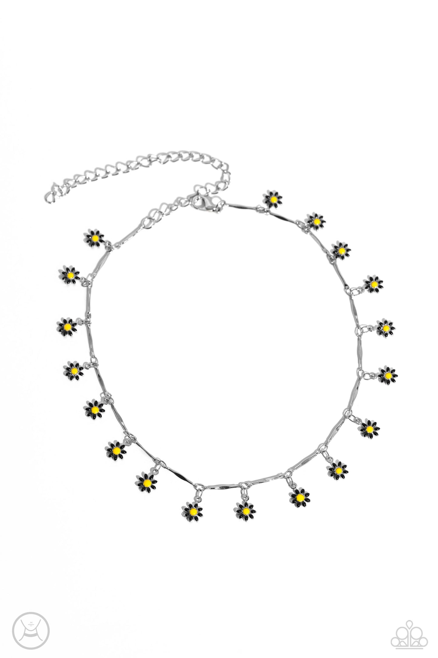 Delicate Display - Black Necklace