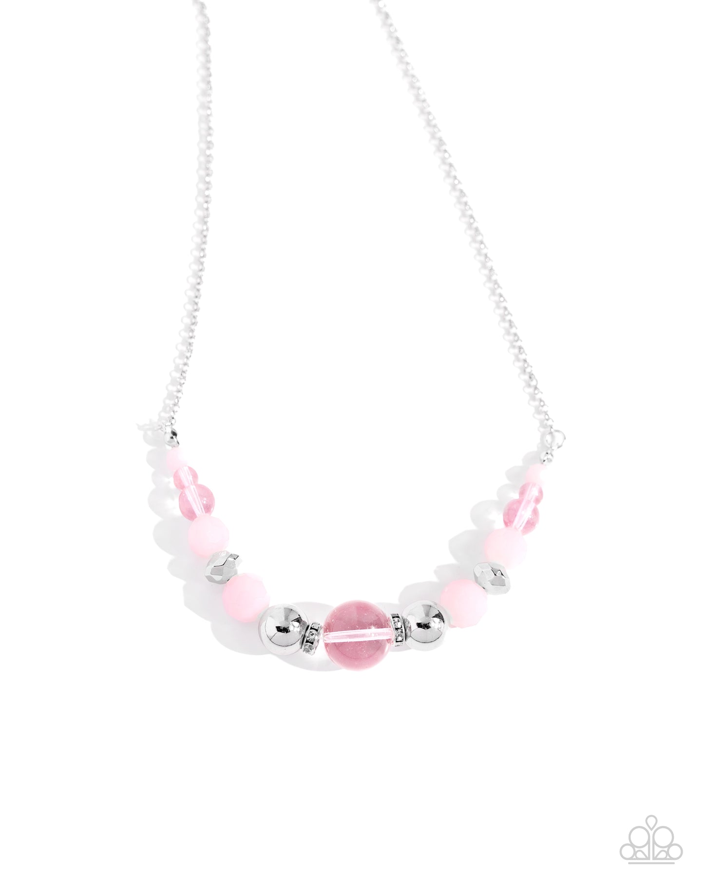 Disco Date - Pink Necklace