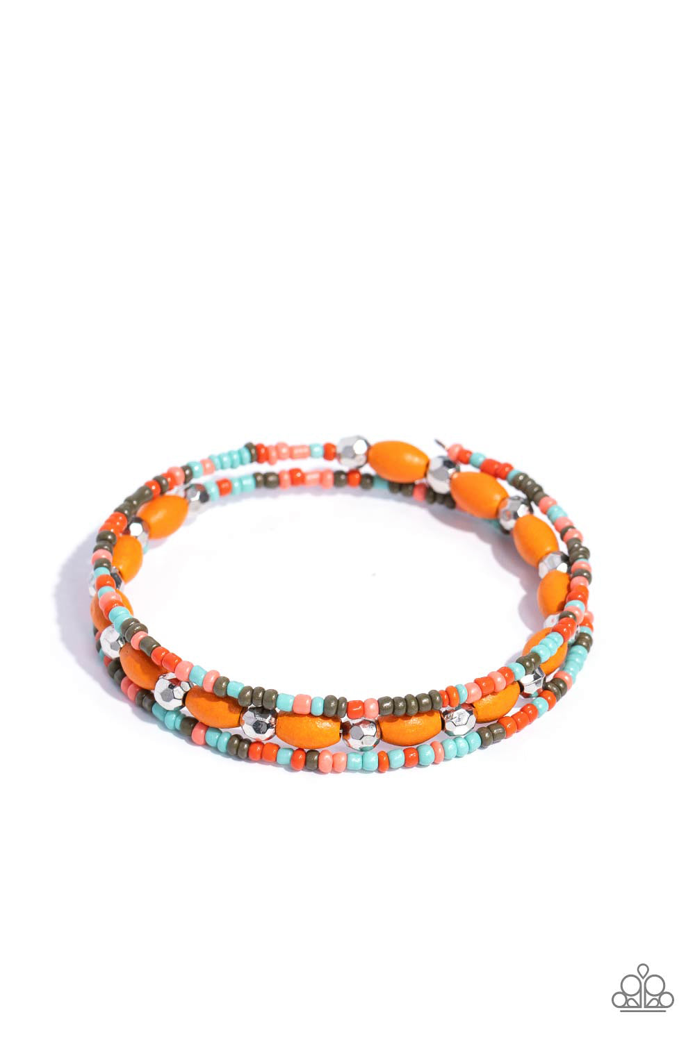 For WOOD Measure - Orange Bracelet