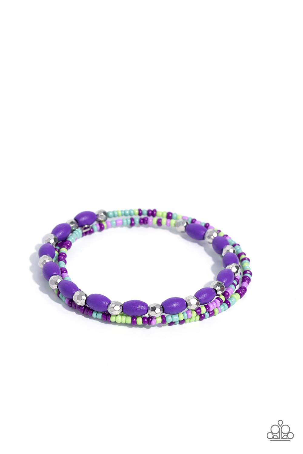 For WOOD Measure - Purple Bracelet