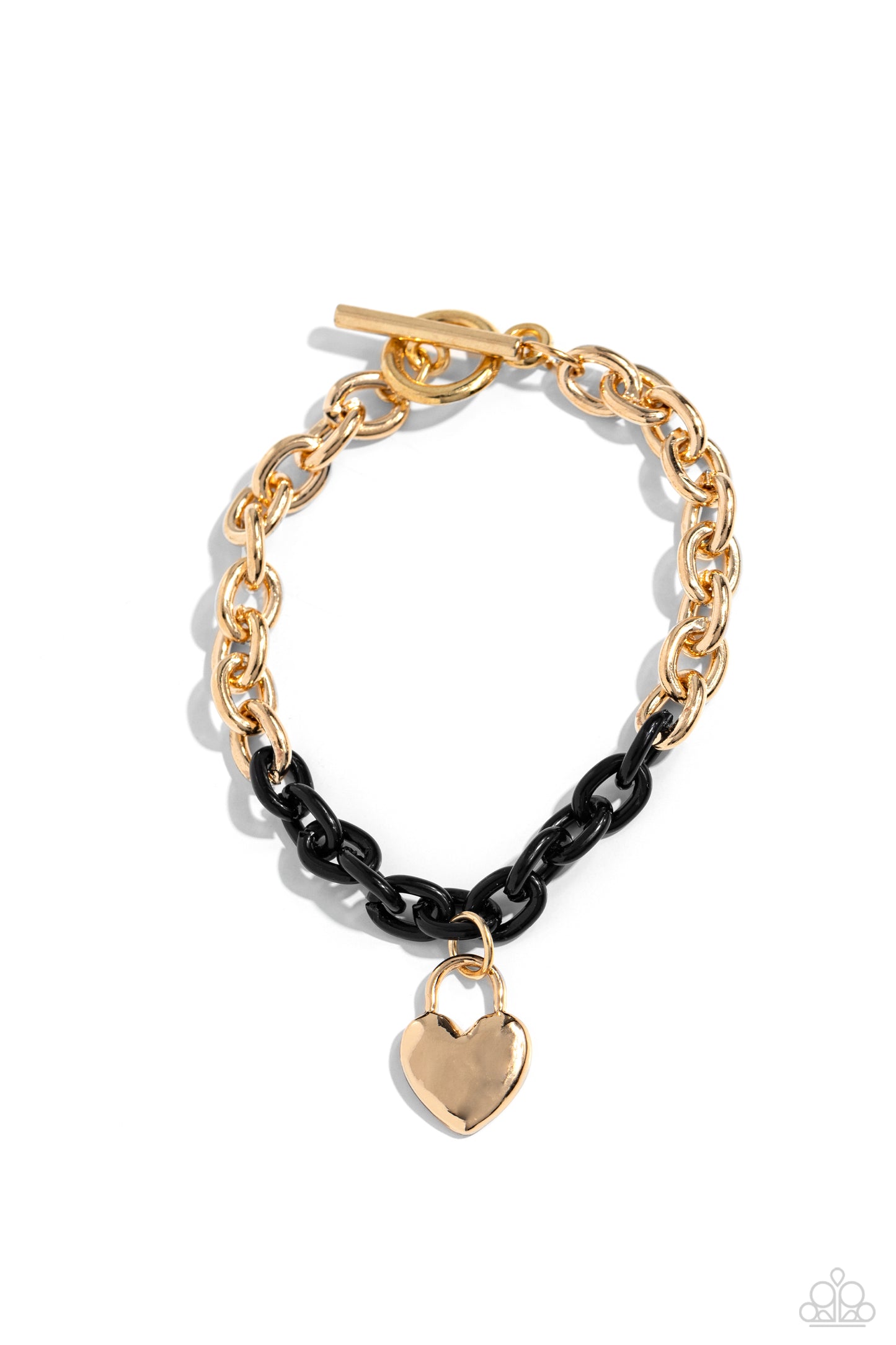 Locked and Loved - Black Bracelet