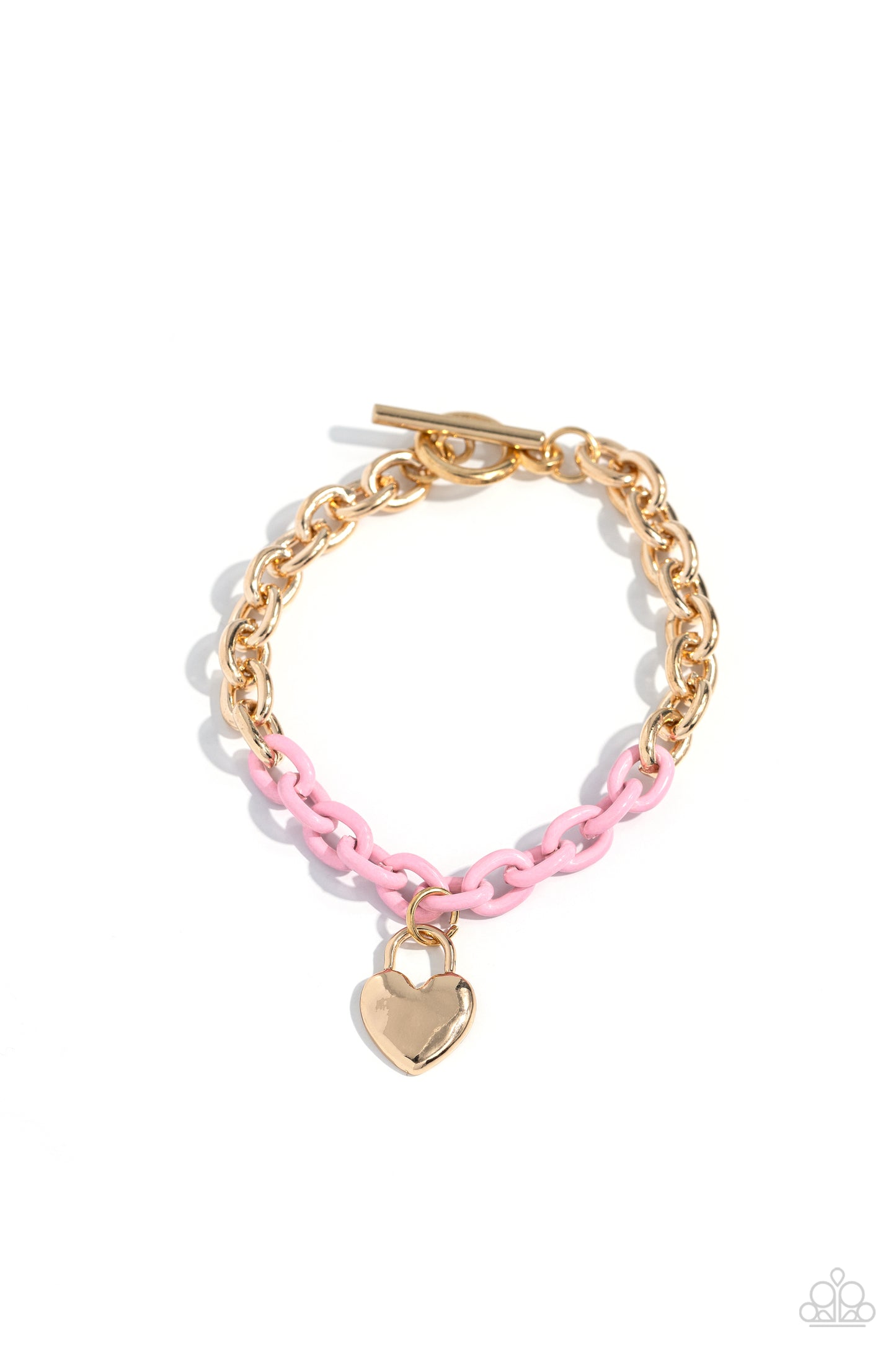 Locked and Loved - Pink Bracelet