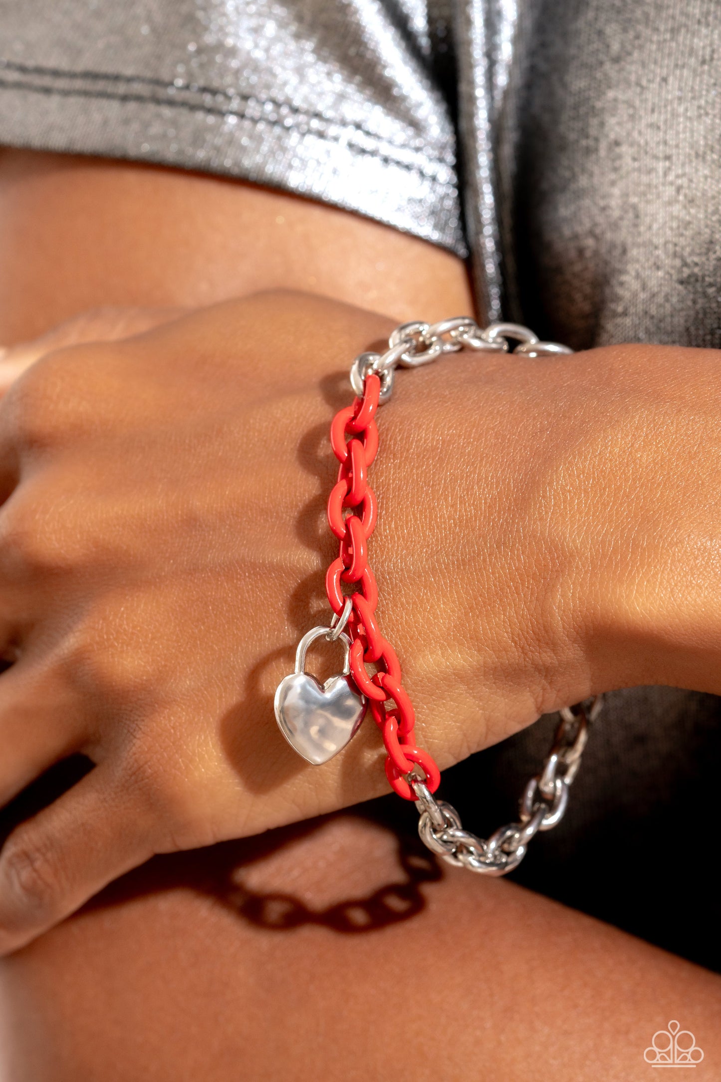 Locked and Loved - Red Bracelet