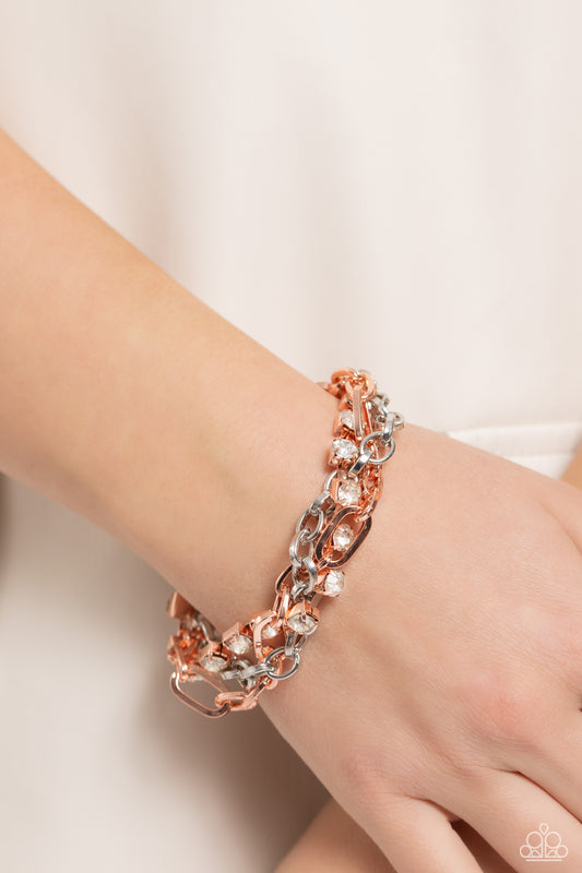 Two-Tone Taste - Copper Bracelet