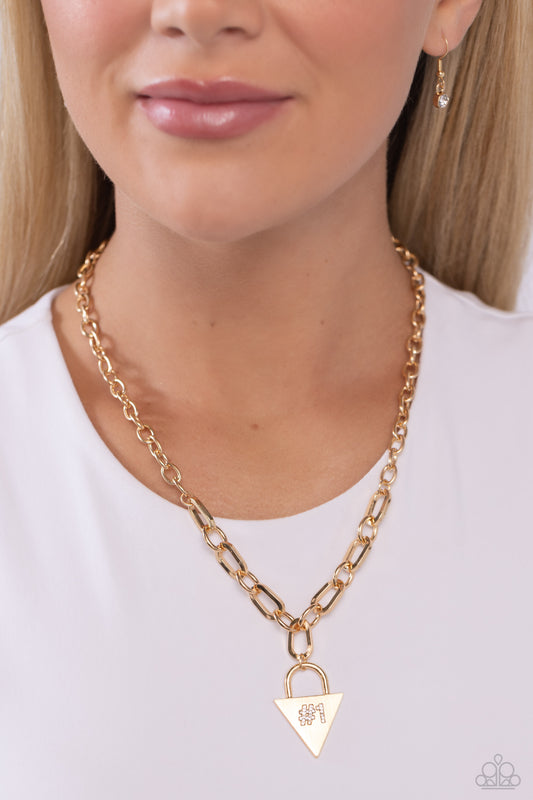 Your Number One Follower - Gold Necklace