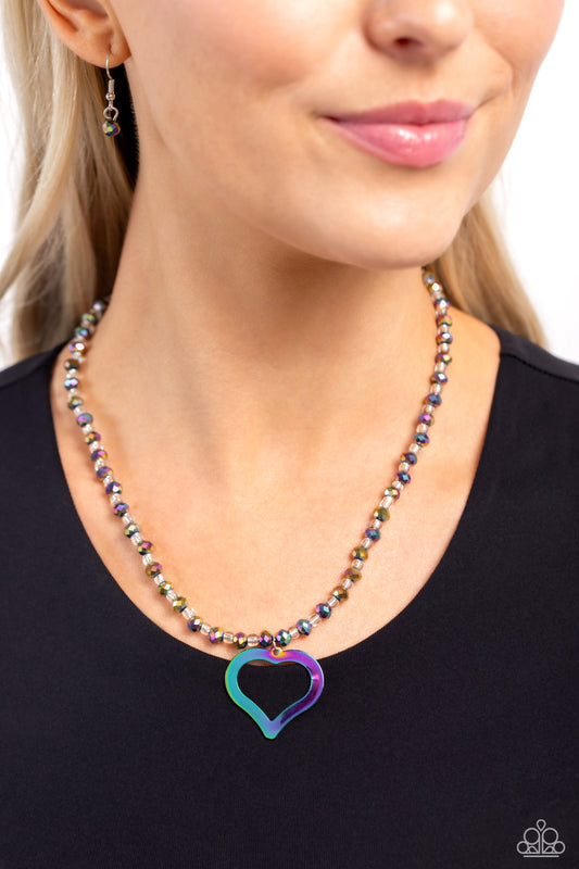 Faceted Factor - Multi Necklace