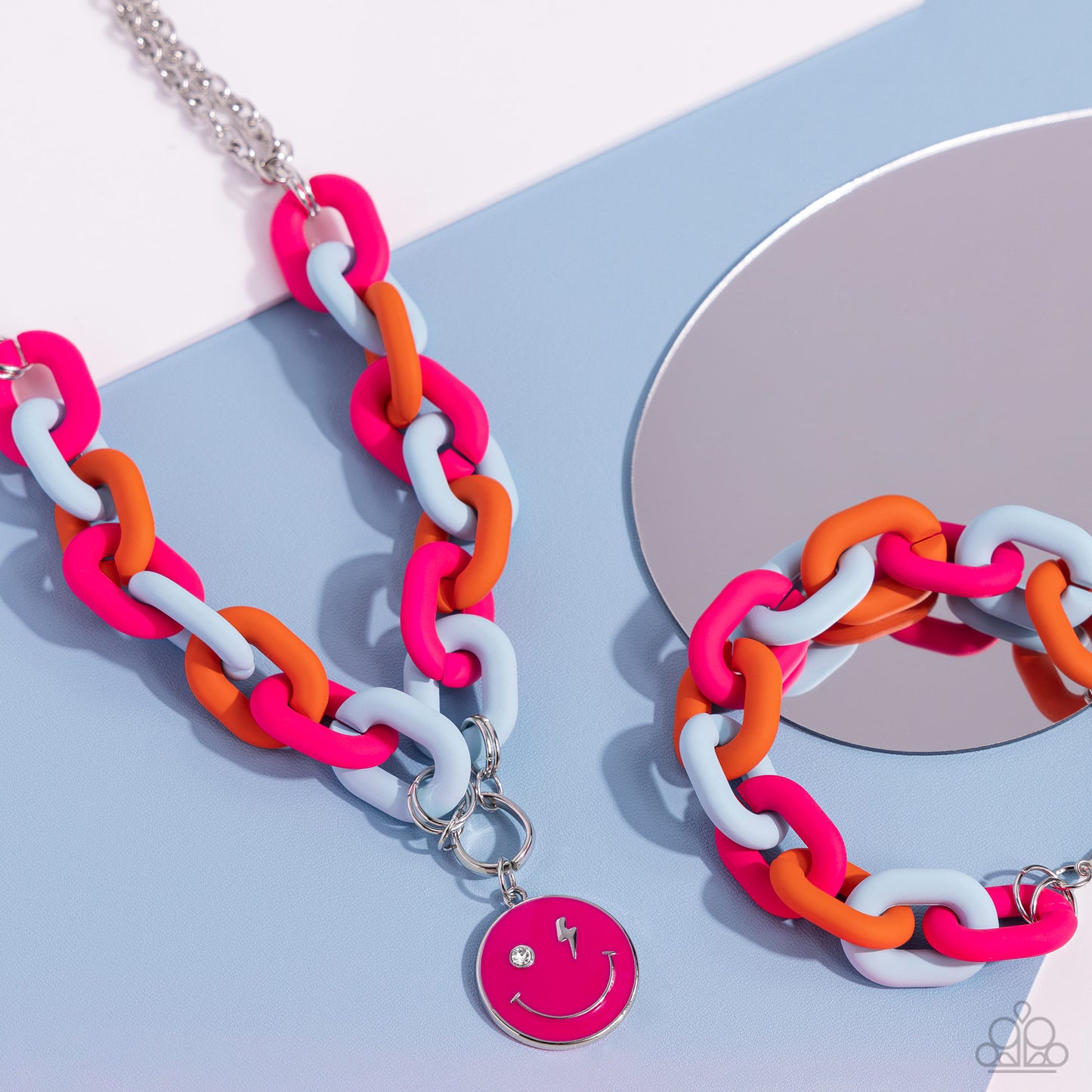 Speed SMILE - Pink Necklace