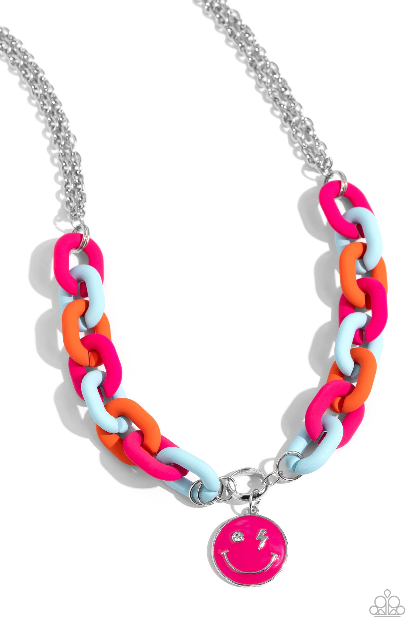 Speed SMILE - Pink Necklace