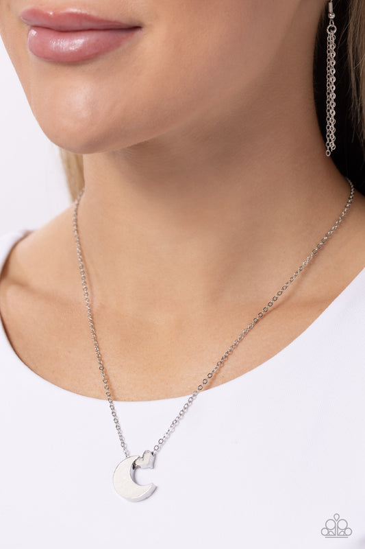 Low-Key Lunar - Silver Necklace