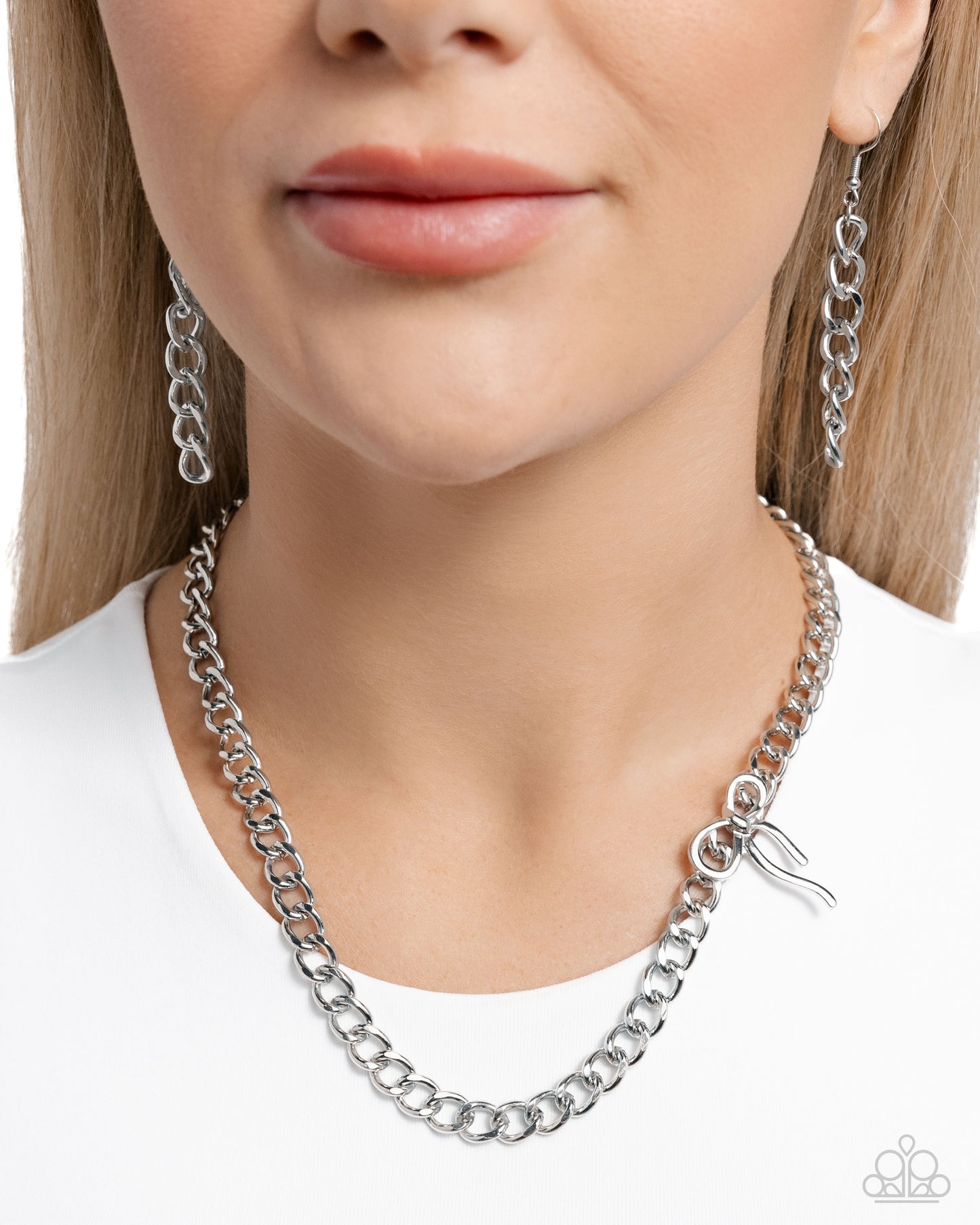 Leading Loops - Silver Necklace