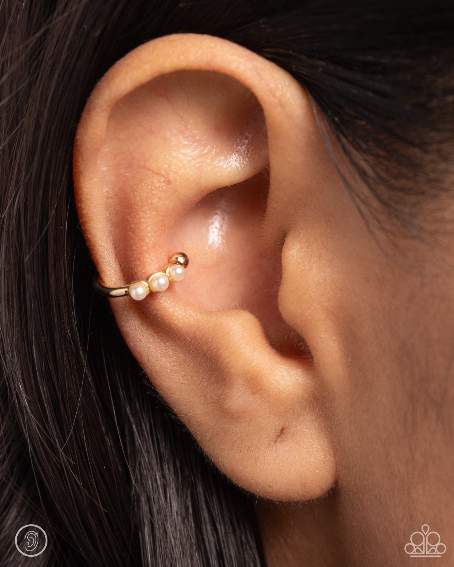 Ballerina Backdrop - Gold Earring