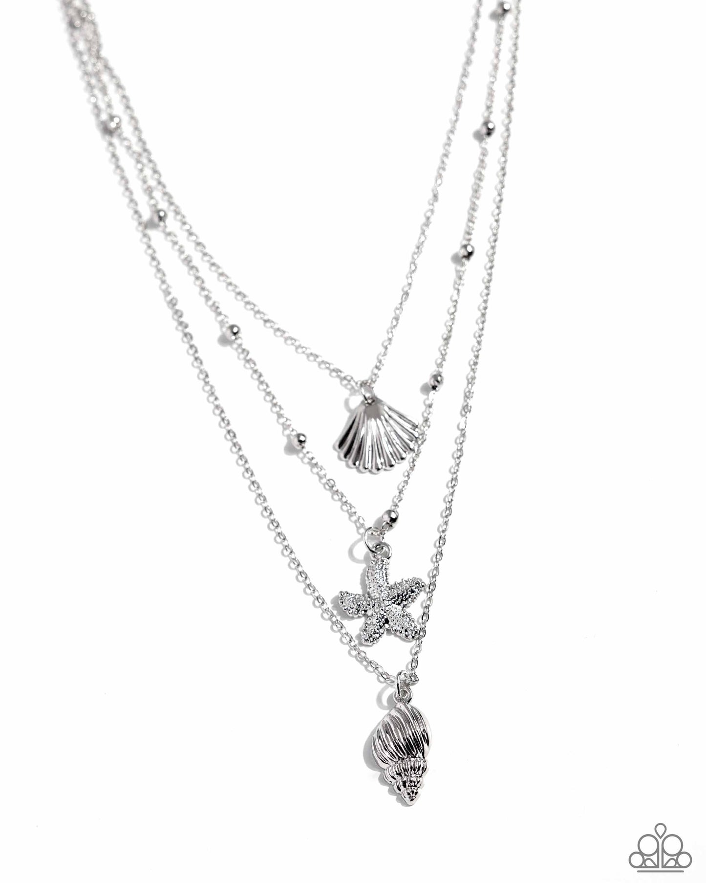 Seashell Sonata - Silver Necklace