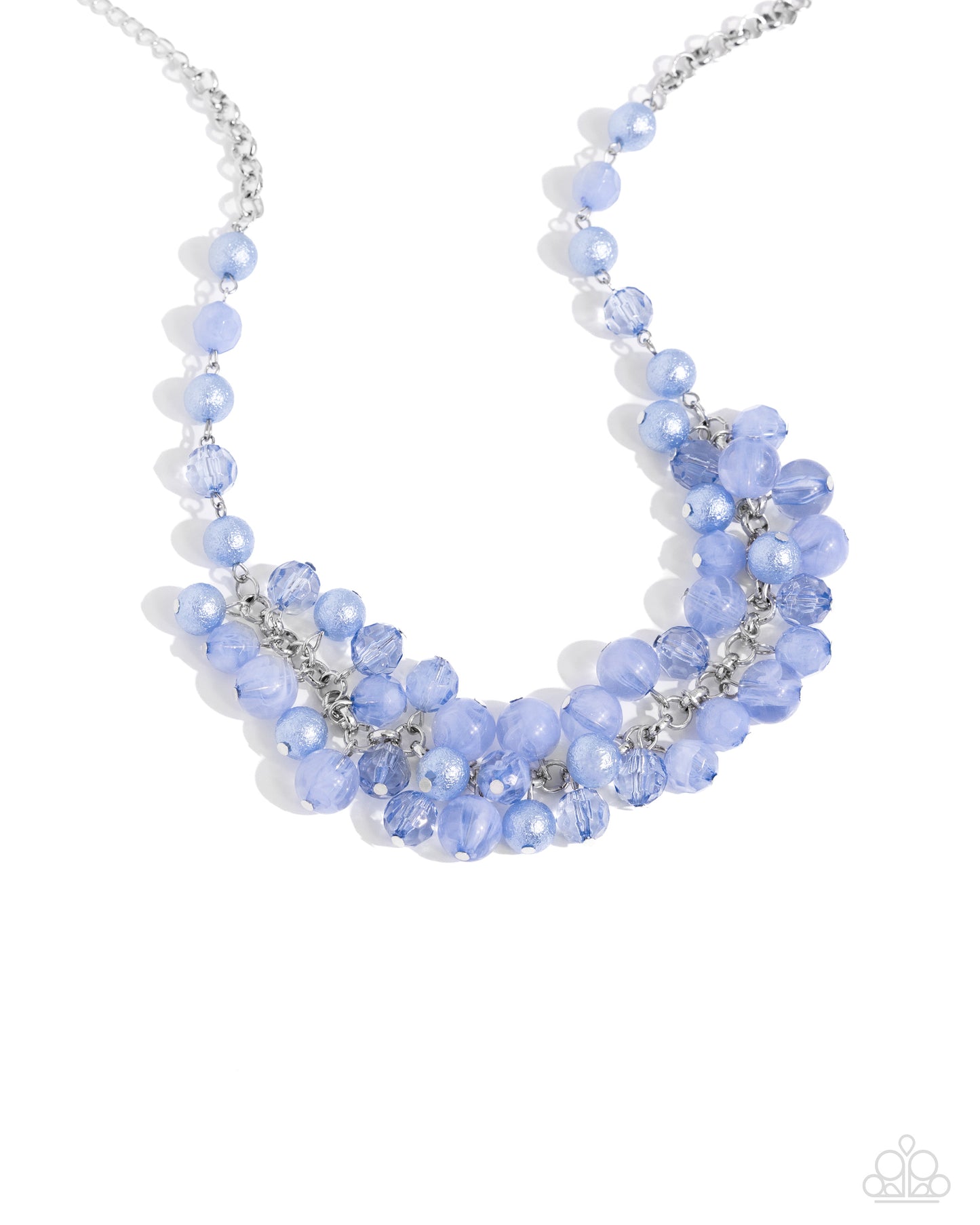 Pearl Pandora - Blue Necklace